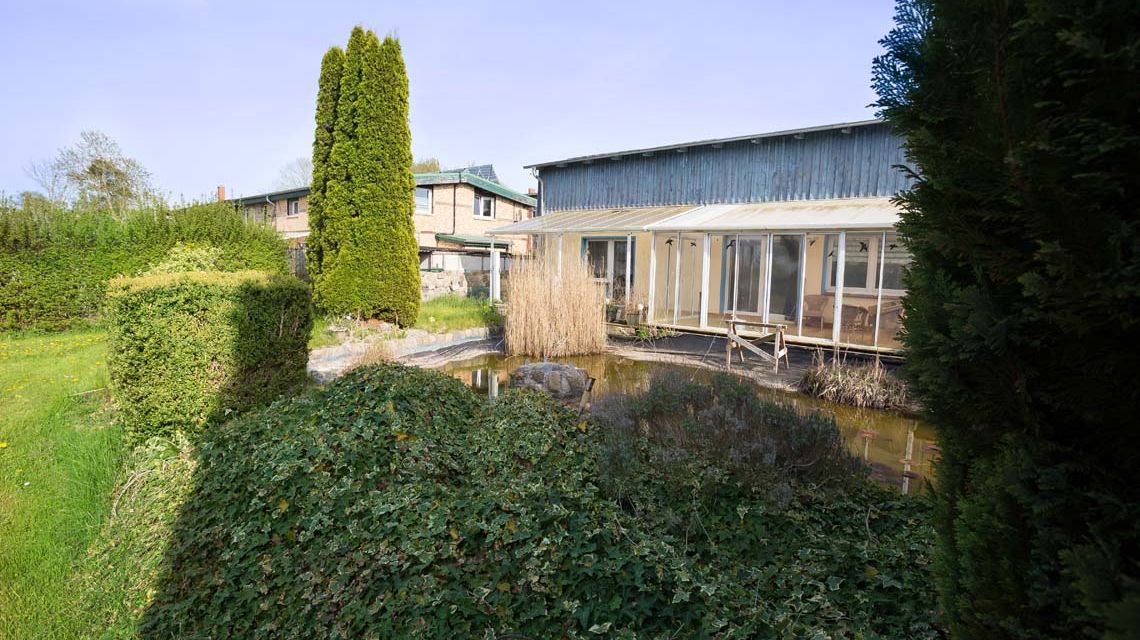 Terrassen mit Teich 1